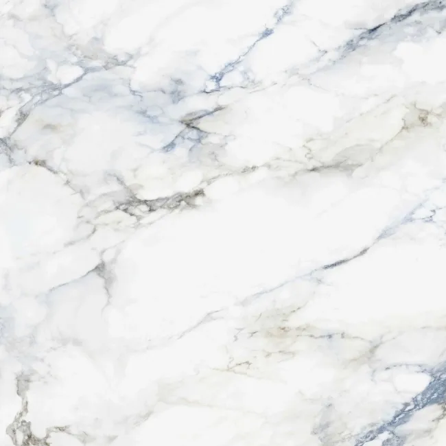 Mare Blue Marble Effect Large Polished Porcelain Floor Tile