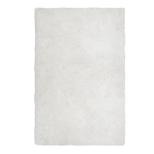 Mineral White Rustic Edge Stone Effect Porcelain Outdoor Slab