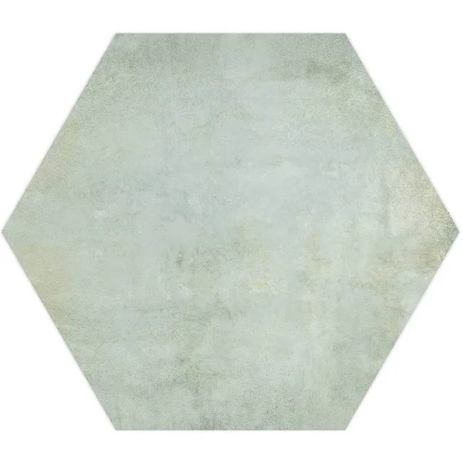 Oasis Aquamarine Hexagon Matt Porcelain Wall and Floor Tile