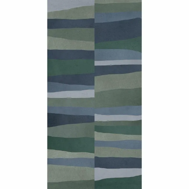 Seven Blue Abstract Decor Matt Ceramic Wall Tile