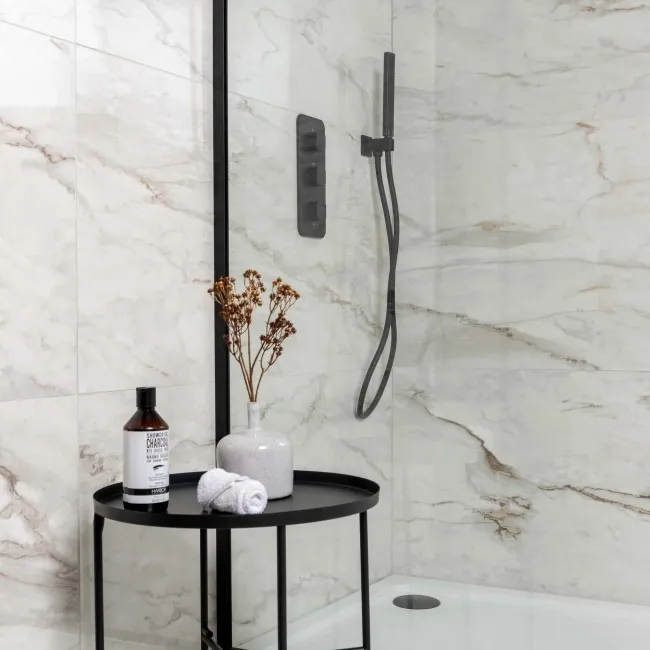 The Room Cream Italian Polished Porcelain Wall and Floor Tiles