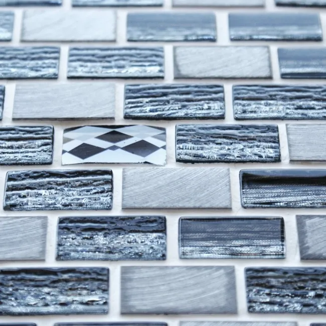 Grace Grey Glass Mosaic 288x306