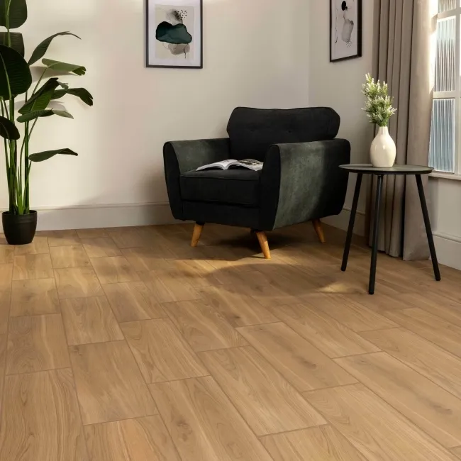 Timber Oak Wood Effect Matt Porcelain Floor Tile