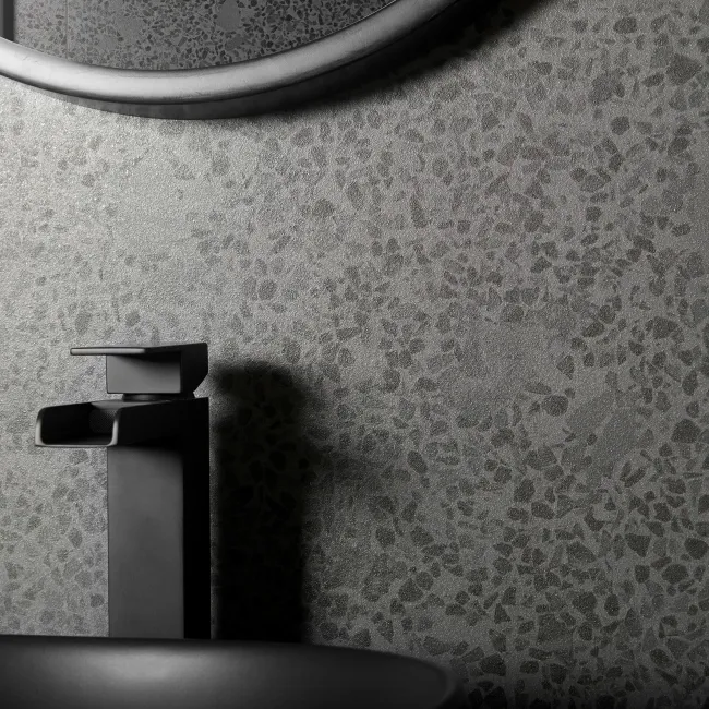 Trend Black Terrazzo Wall and Floor Tile
