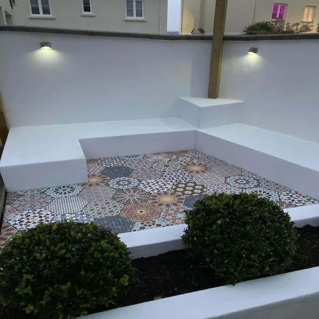 Andalucia Hexagon Patterned Porcelain Wall And Floor Tiles