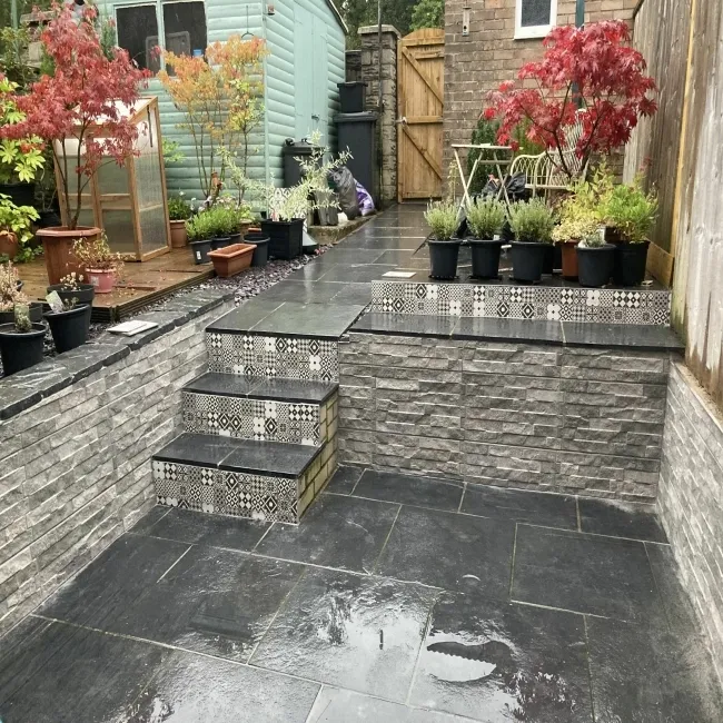 Ribera Grey Slate Effect Wall Tiles
