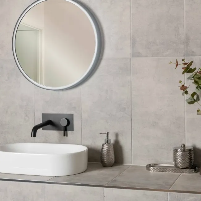 Urban Grey Cement Effect Matt Porcelain Wall and Floor Tile