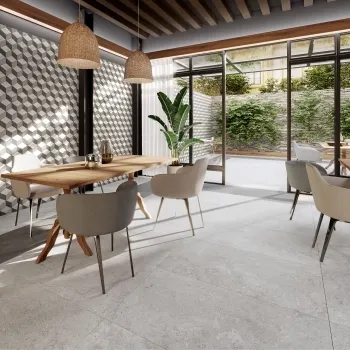 French Stone Effect Bone Matt Porcelain Wall & Floor Tile