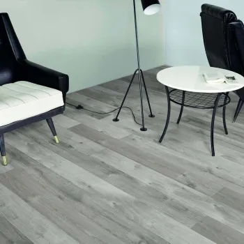 Glossy Grey Oak Laminate Flooring 8mm