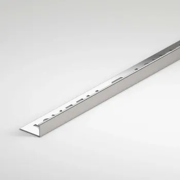 22.5mm Aluminium Chrome Outdoor Square Edge Profile Trim