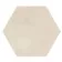 Antic Hexagon Cream Stone Effect Matt Porcelain Tile