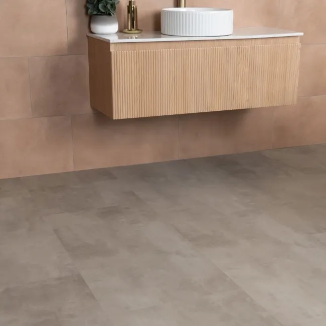 Antalya Grey Stone Tile Luxury Click Vinyl Flooring 6mm