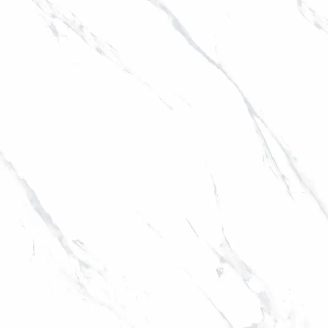 Alaskan Calacatta White Marble Effect Polished Porcelain Floor Tile