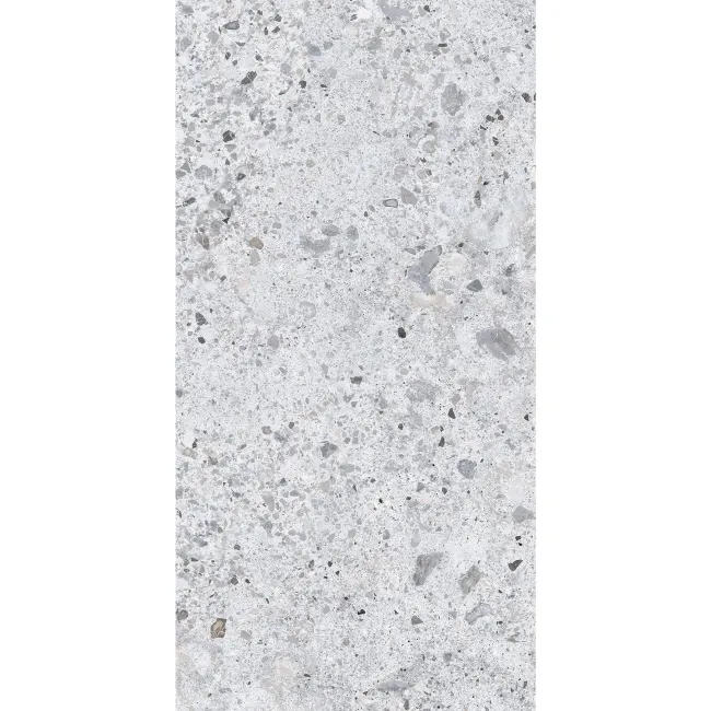 Jaya Grey Terrazzo Effect Matt Porcelain Wall and Floor Tile