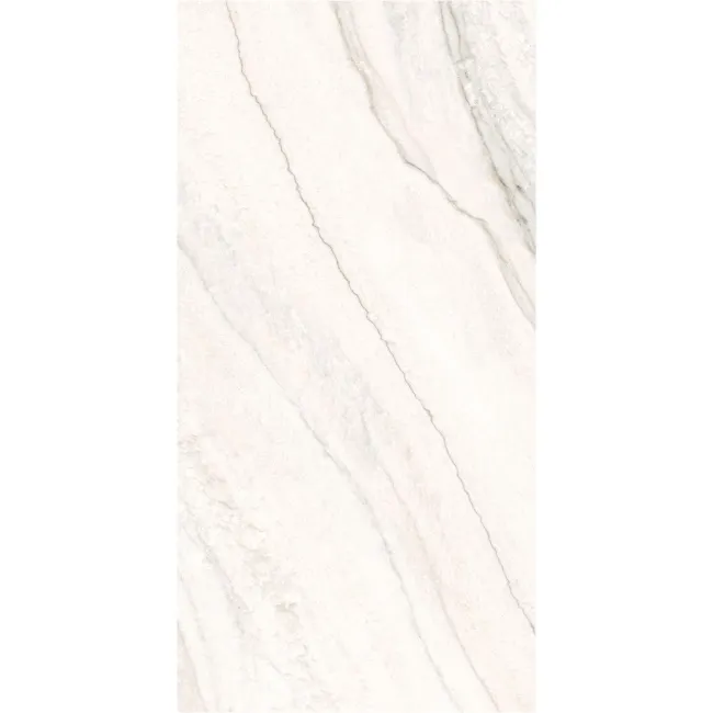 Caelum White Marble Effect Semi Polished Porcelain Wall and Floor Tile 