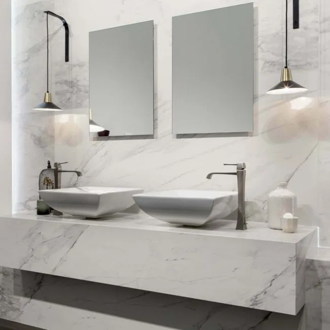 Carrara White Matt Marble Porcelain Wall and Floor Tile