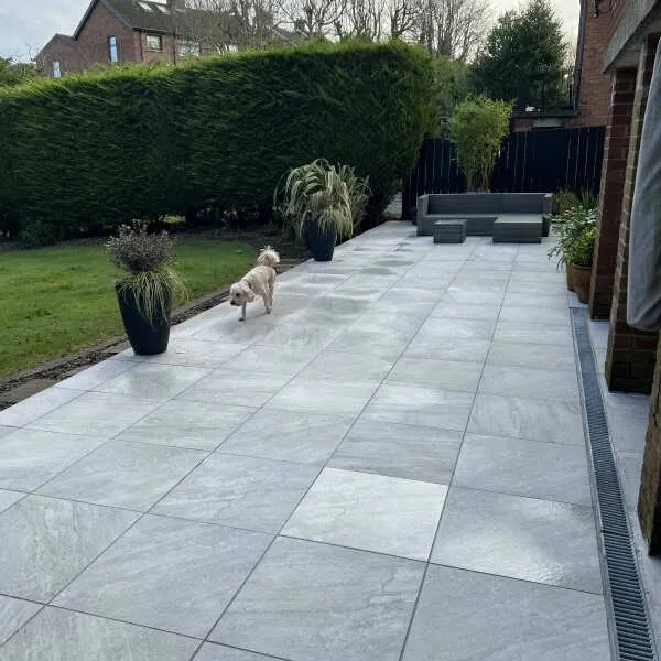 Icarus Grey Porcelain Outdoor Slab