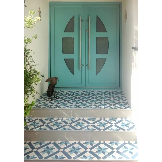 Hanoi Star Blue Floor Tiles