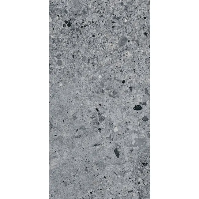 Jaya Graphite Terrazzo Effect Matt Porcelain Wall and Floor Tile