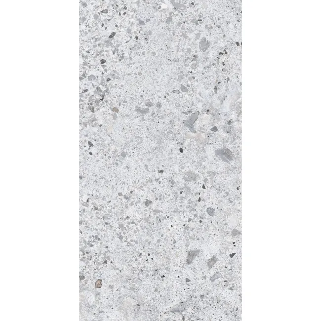 Jaya Grey Terrazzo Effect Matt Porcelain Wall and Floor Tile