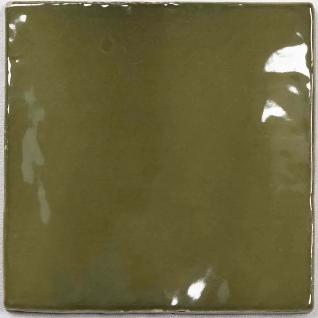 Manacor Basil Green 100x100mm Wall Tile