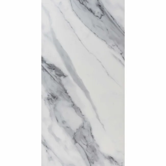 Marble Deluxe White Grouted Tile Effect Luxury Click Vinyl Flooring 5.5mm