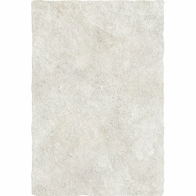 Mineral White Rustic Edge Stone Effect Porcelain Tile