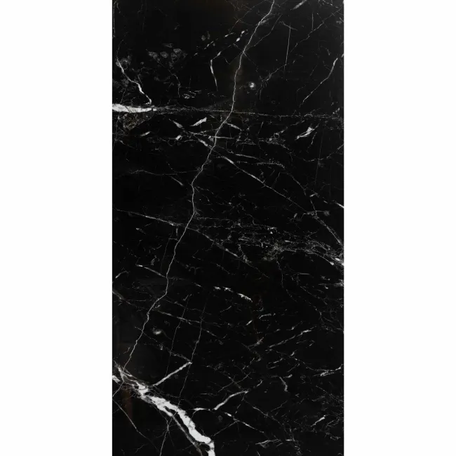 Sky Black Marble Effect Polished Porcelain Wall and Floor Tile