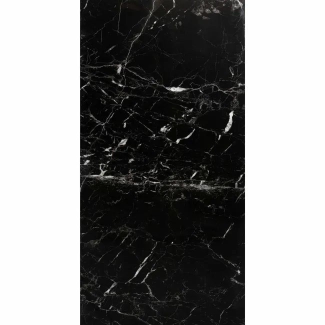 Sky Black Marble Effect Polished Porcelain Wall and Floor Tile