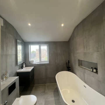 Lemmy Nimbus Grey Italian Matt Porcelain Wall and Floor Tiles