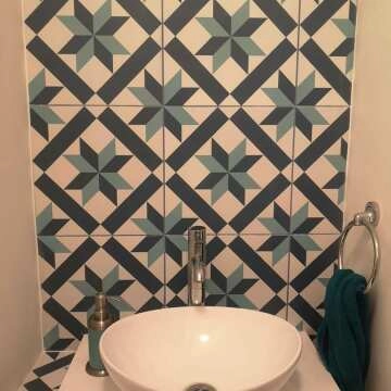 Hanoi Star Blue Floor Tiles