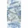 Lifefull Blue Floral Decor Matt Porcelain Wall Tile