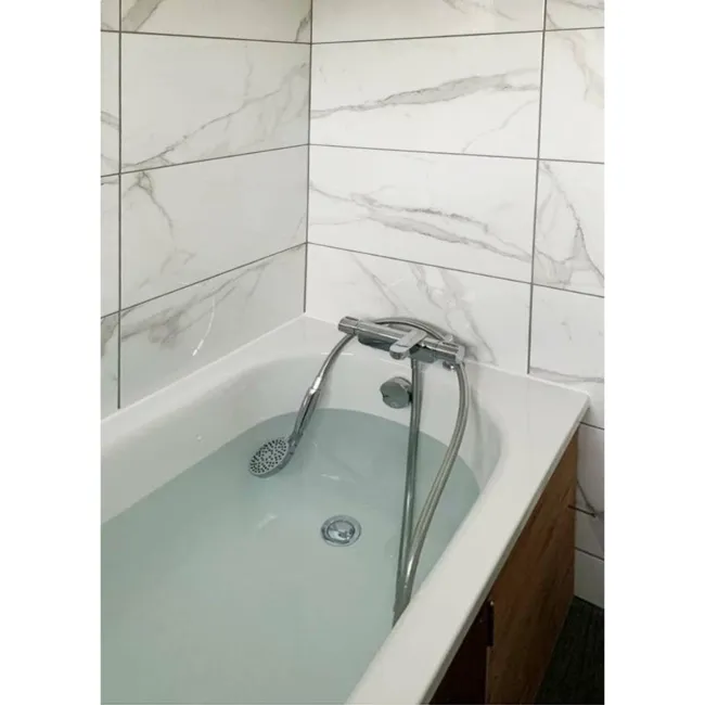 Place White Marble Effect Wall Tile