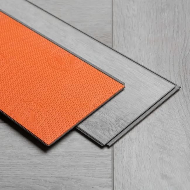 Alsek Silver Grey Herringbone Luxury Click Vinyl Flooring 5mm