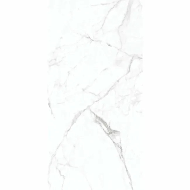 Carrera White Marble Effect Rectified Matt Porcelain Wall and Floor Tile