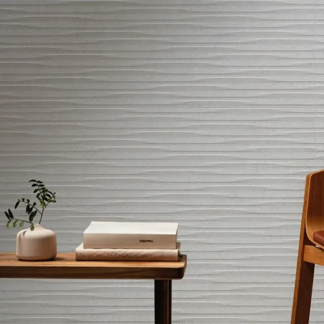 Colony Decor White Stone Effect Matt Ceramic Wall Tile