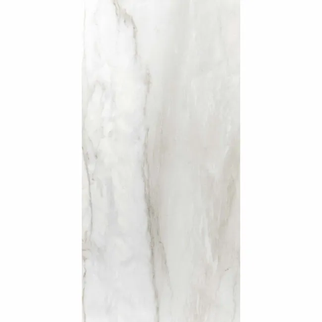 Delicatto White Marble Effect Polished Porcelain Wall and Floor Tile