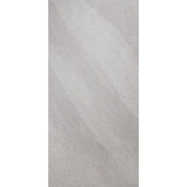 Galaxy Smoke Grey Stone Effect Semi Polished Porcelain Wall and Floor Tile