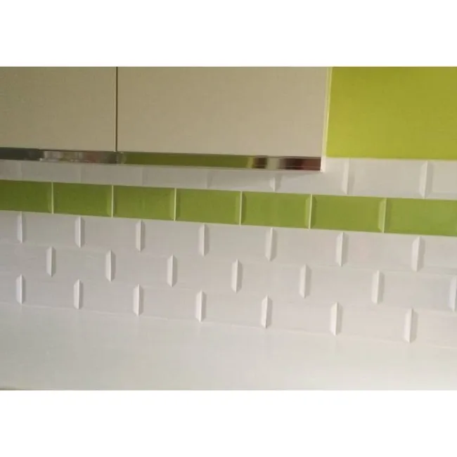 Lime Gloss Wall Green Metro Tiles