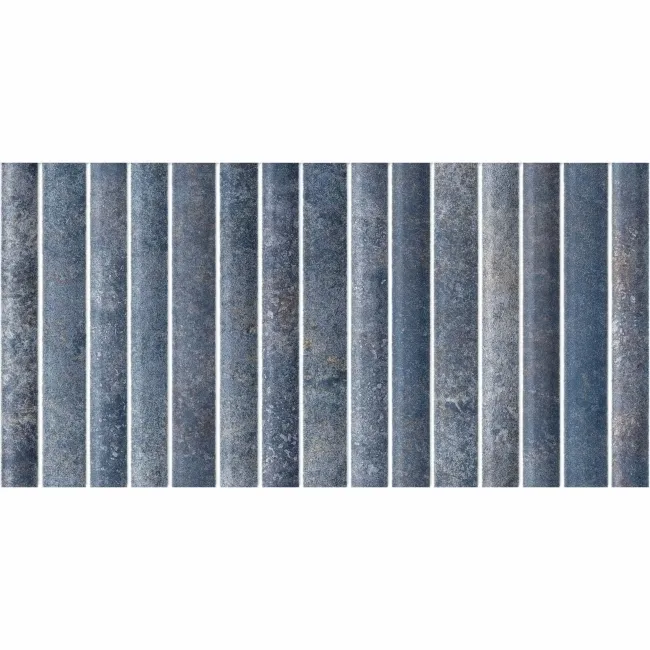 Rubik Blue Kit Kat Effect Gloss Ceramic Wall Tile