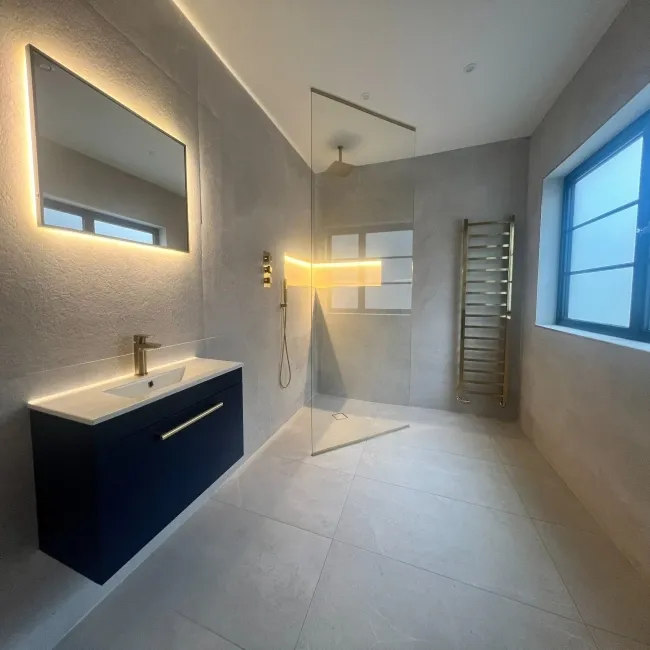 Lucca White Anti Slip Matt Stone Effect Porcelain Wall and Floor Tile