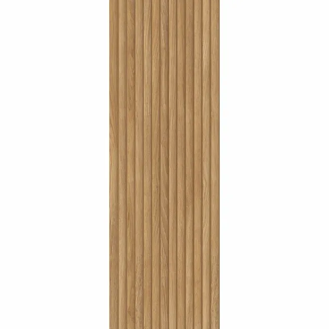Verbier Honey Slatted Decor Wood Effect Ceramic Wall Tile