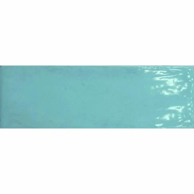 Victorian Style Aquamarine Gloss Porcelain Wall Tile