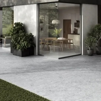 Charisma Grey Stone Effect Matt Porcelain Outdoor Slab