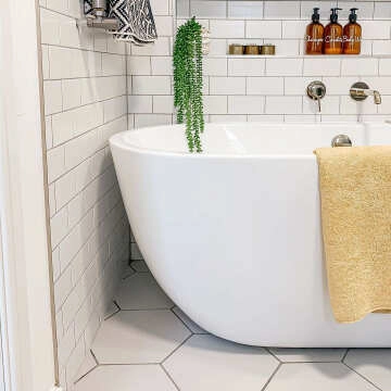 Apollo Hexagon White Wall and Floor Tile