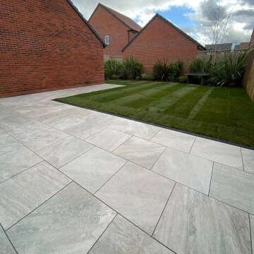 Icarus Grey Porcelain Outdoor Slab