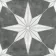 Supernova Star Black Patterned Matt Vitrified Ceramic Floor Tile