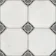 Leeds Black Patterned Matt Porcelain Floor Tile