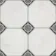 Leeds Black Patterned Matt Porcelain Floor Tile
