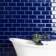 Metro Bevelled Victorian Cobalt Blue Gloss Ceramic Wall Tile